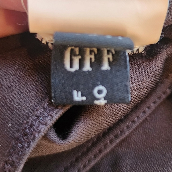 RARE, VINTAGE GIANFRANCO FERRE Chocolate Brown Asymmetrical Wrap Crop Top - Picture 8 of 11